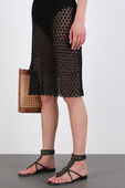 FF Woven Strap Sandals in Black